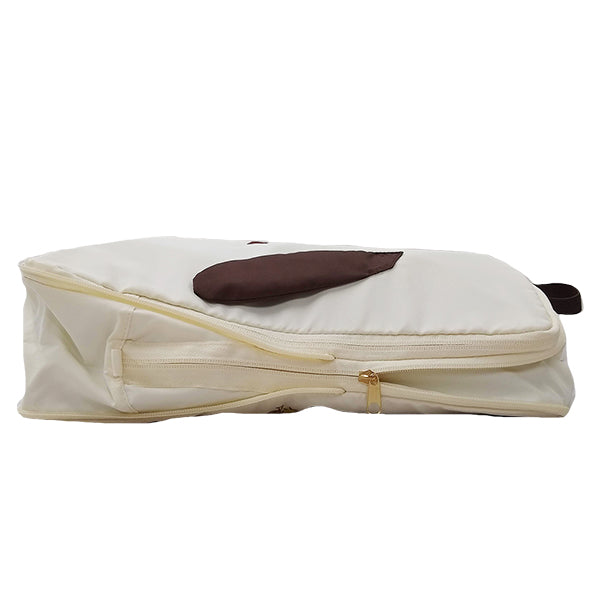 スヌーピー 衣類圧縮ケース (フェイス /アイボリー)