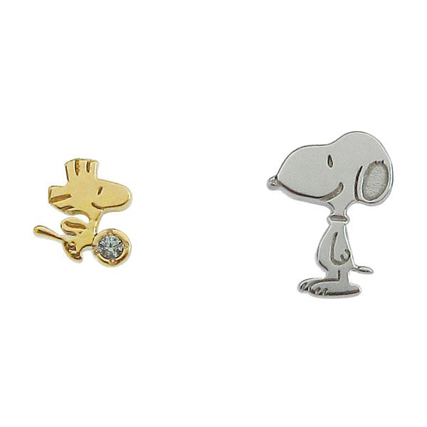 PEANUTS 「phitenモデル」 スヌーピー&ウッドストック スマイルピアス