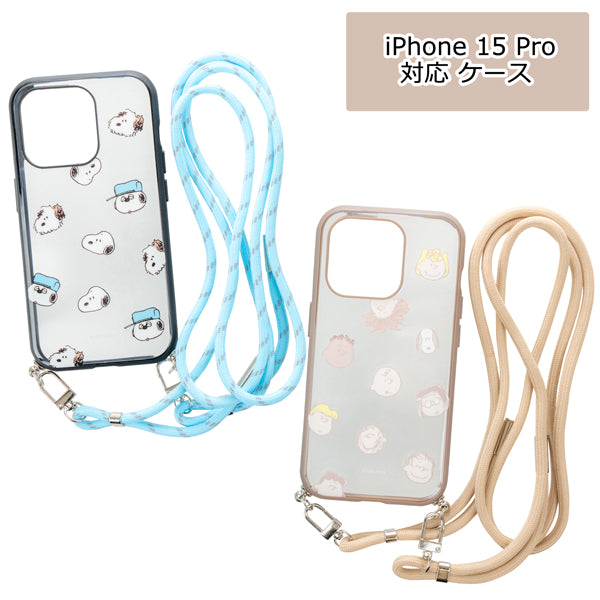 スヌーピー IIIIfit Loop iPhone 15Pro対応ケース