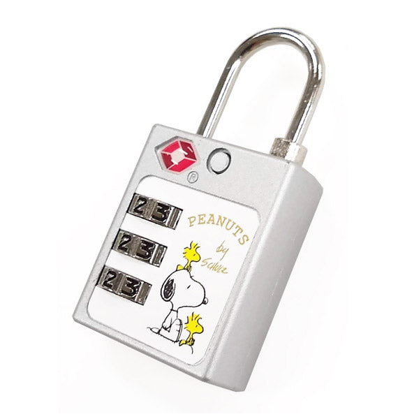 スヌーピー TSA 3ダイヤルロック (スヌーピー&ウッドストック)