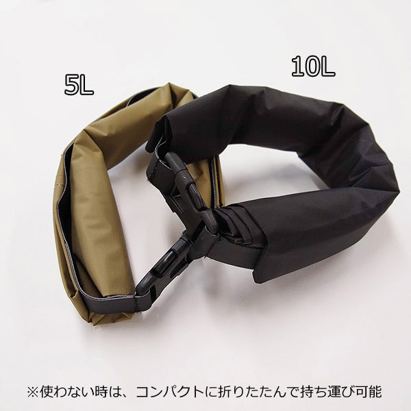 スヌーピー 防水バッグ 10L (ボート/ブラック)