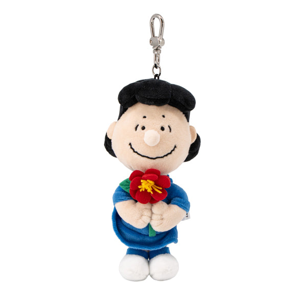 SNOOPY GARDEN ぬいぐるみキーリング(椿の花/ルーシー)