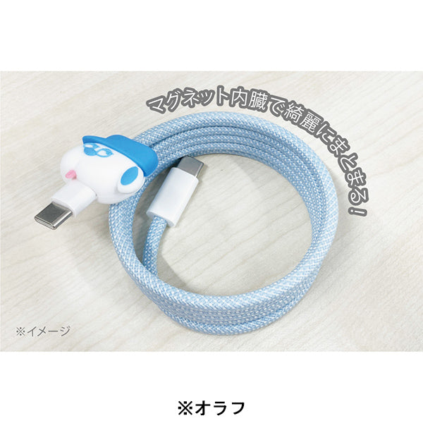 スヌーピー PD60W対応 USB2.0 Type-C マスコットマグネットケーブル