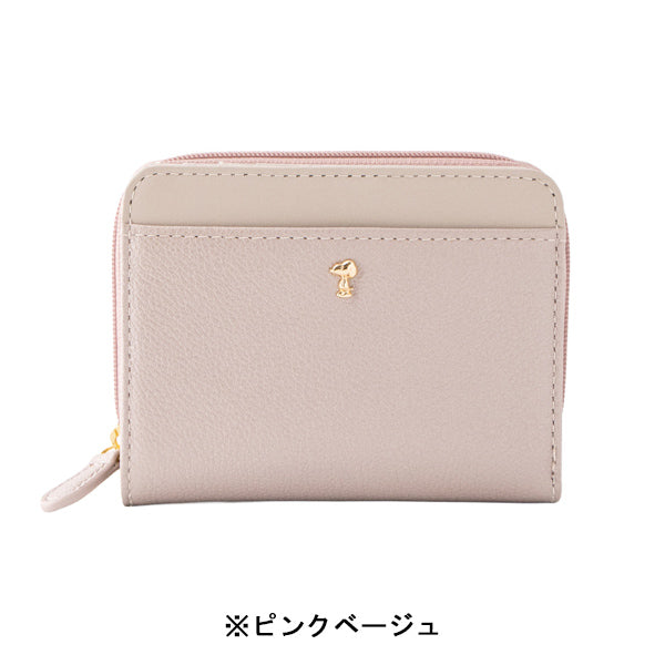 スヌーピー 二つ折れ財布 (パールシリーズ)