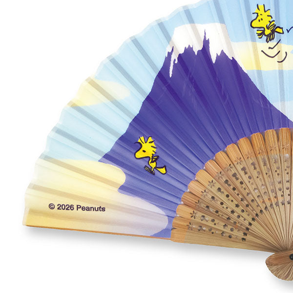 スヌーピー 扇子 (富士山)