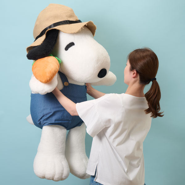 SNOOPY GARDEN キャロットファーマーぬいぐるみ(スヌーピー 70cm)