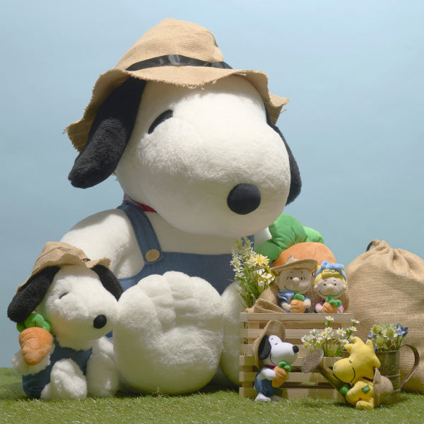 SNOOPY GARDEN キャロットファーマーぬいぐるみ(スヌーピー 70cm)