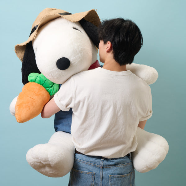 SNOOPY GARDEN キャロットファーマーぬいぐるみ(スヌーピー 70cm)