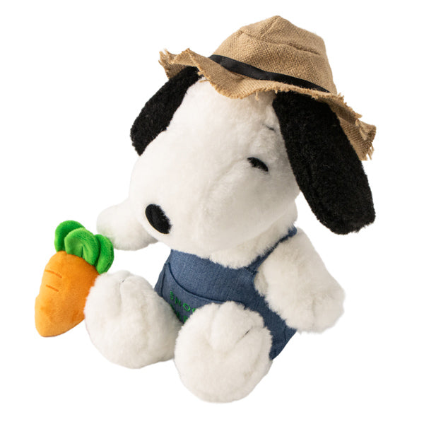 SNOOPY GARDEN キャロットファーマーぬいぐるみ(スヌーピー 25cm)