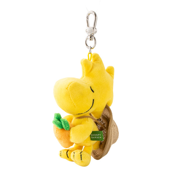 SNOOPY GARDEN キャロットファーマーぬいぐるみキーリング(ウッドストック)