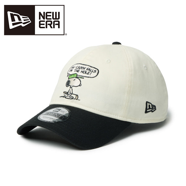 PEANUTS NEW ERA キャップ(GF 920 PEANUTS SPE BUB CRM BLK 261 / クロームホワイト/ブラック)