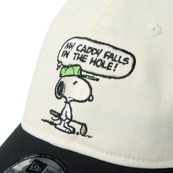 PEANUTS NEW ERA キャップ(GF 920 PEANUTS SPE BUB CRM BLK 261 / クロームホワイト/ブラック)