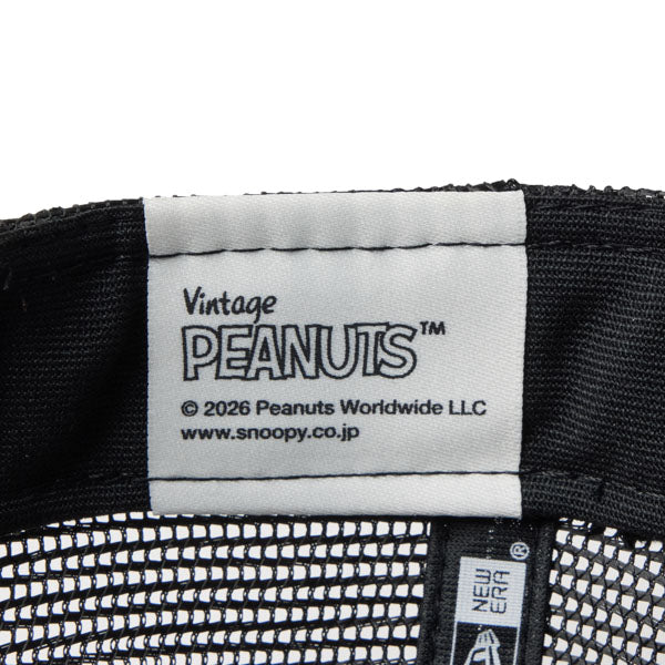 PEANUTS NEW ERA キャップ(GF 940AFTR PEANUTS BOX CRM BLK 261 / クロームホワイト/ブラック)