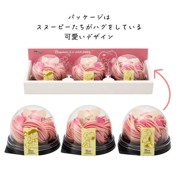 【おかいものSNOOPYオリジナル】knot charm スヌーピー 手延べ麺3玉セット (Happiness is a warm puppy)
