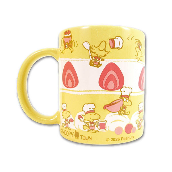 スヌーピー 蓋付きマグカップ (BAKING IS FUN!)