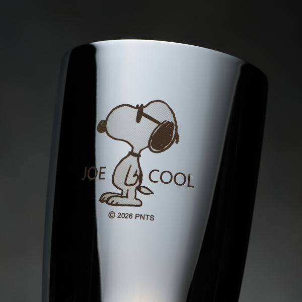 【おかいものSNOOPYオリジナル】ステンレス2重タンブラー&2重ダイヤモンドカットセット 370ml (ジョー・クール)