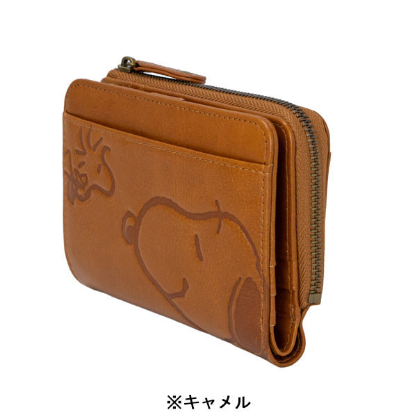 スヌーピー LF二つ折れ財布 (スマイルシリーズ)