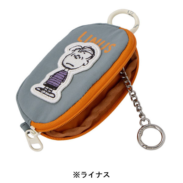 スヌーピー 連結ハンディポーチ (フェイクレザーワッペンシリーズ)