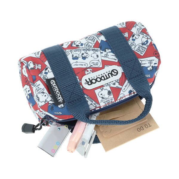 PEANUTS×OUTDOOR PRODUCTS ペンケース (ロールボストン/コミック)