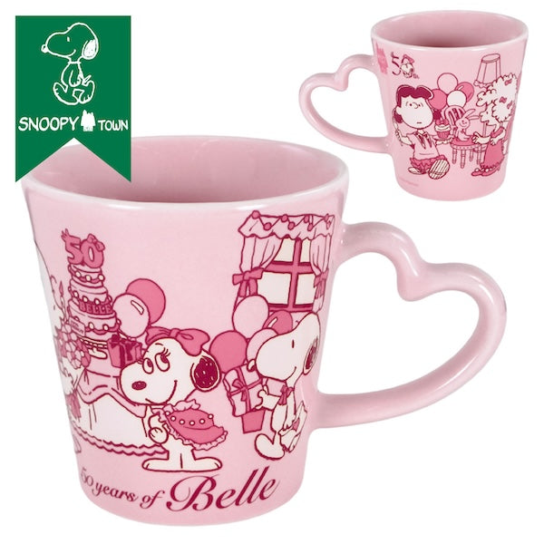 スヌーピー ハートマグ (BELLE 50th)