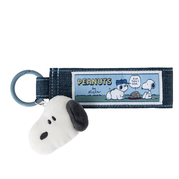 スヌーピー マスコット付きデニム風ストラップ (シークレットコレクション)
