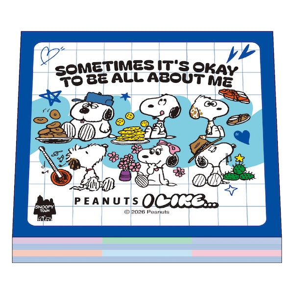 スヌーピー 4層ブロックメモ (PEANUTS I LIKE…/Siblings)