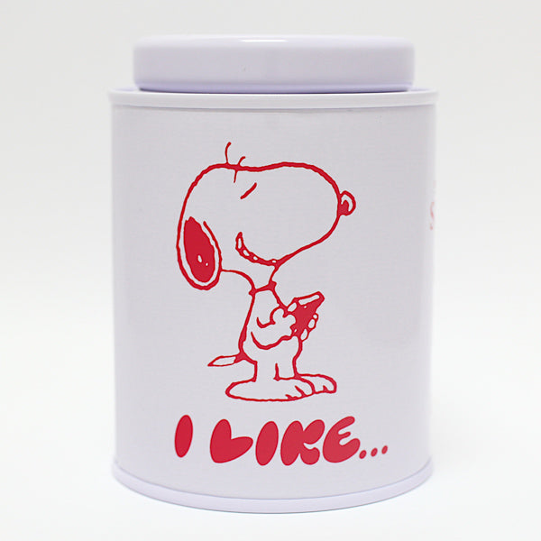 スヌーピー SNOOTEA (スヌーティー)ピーチティー PEANUTS I LIKEデザイン缶