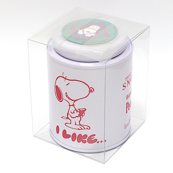 スヌーピー SNOOTEA (スヌーティー)ピーチティー PEANUTS I LIKEデザイン缶
