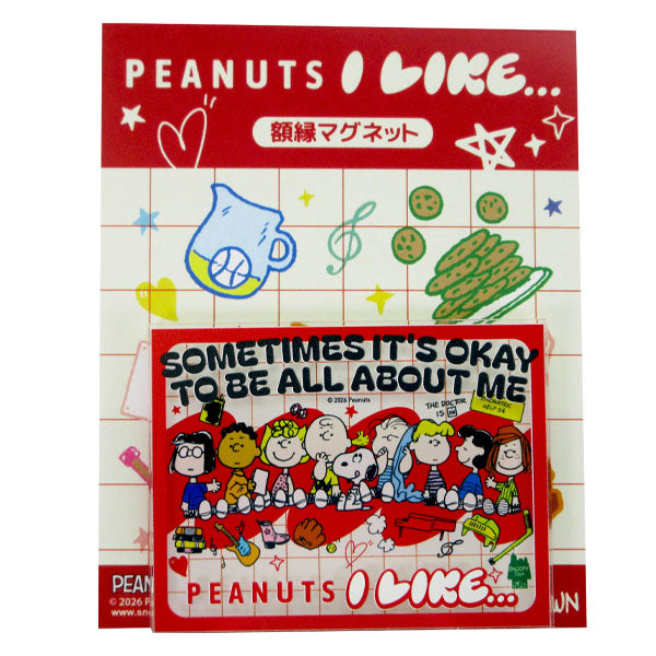 販路限定 スヌーピー 額縁マグネット (PEANUTS I LIKE…)