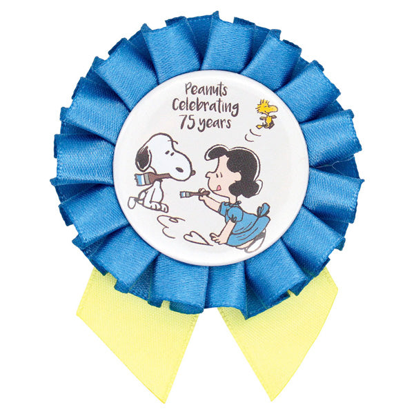 スヌーピー シークレットロゼット缶バッジ (HAPPINESS is 75 years of Peanuts)