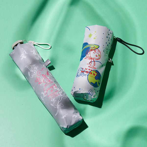 【おかいものSNOOPY限定】晴雨兼用折りたたみ傘 (オリエンタルフラワー)