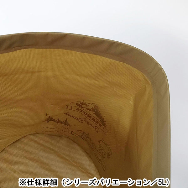 スヌーピー 防水バッグ 10L (ボート／ブラック)