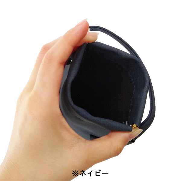 スヌーピー ばね口ネックポーチ (75th／ロゴ)