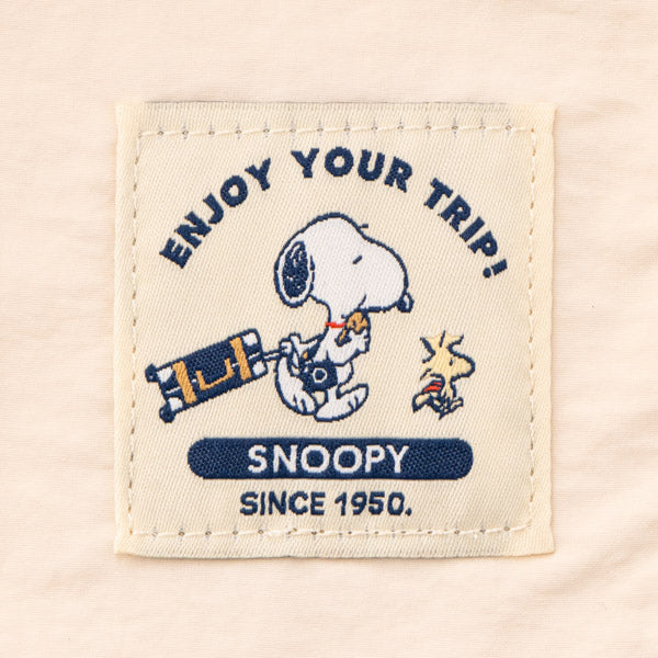 スヌーピー トートバッグ (ホワイト／enjoy your trip)