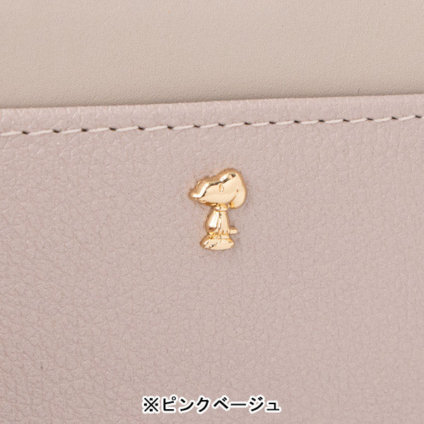 スヌーピー 二つ折れ財布 (パールシリーズ)