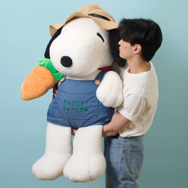 SNOOPY GARDEN キャロットファーマーぬいぐるみ（スヌーピー 70cm）