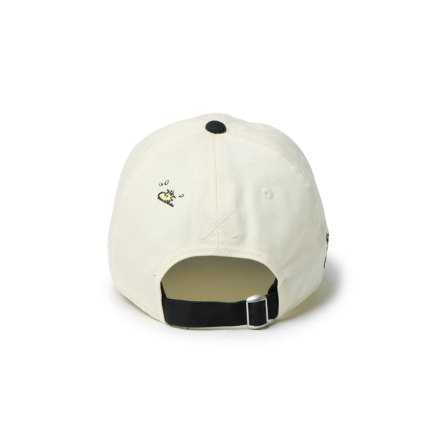 PEANUTS NEW ERA キャップ（GF 920 PEANUTS SPE BUB CRM BLK 261 / クロームホワイト/ブラック）