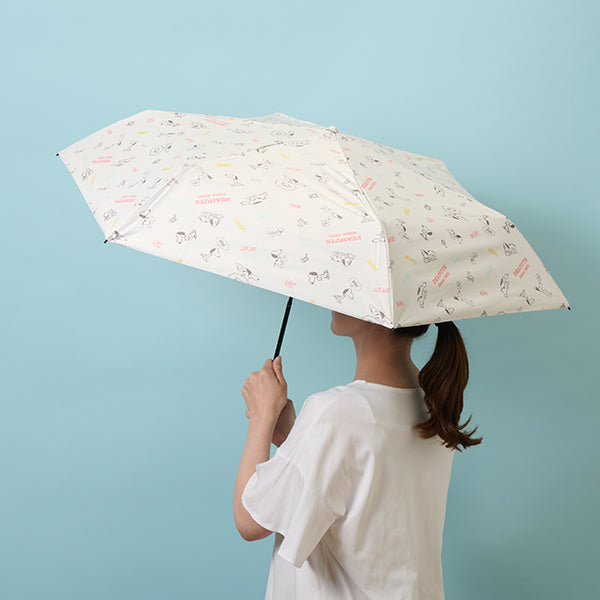 【おかいものSNOOPYオリジナル】晴雨兼用 折りたたみ傘／1950s SNOOPY