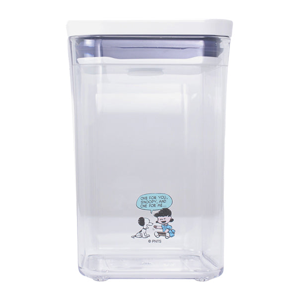 Peanuts LIFE&TIMESオリジナル　「OXO」コラボレーション　ポップコンテナ (スモールスクエアショート1.0L)