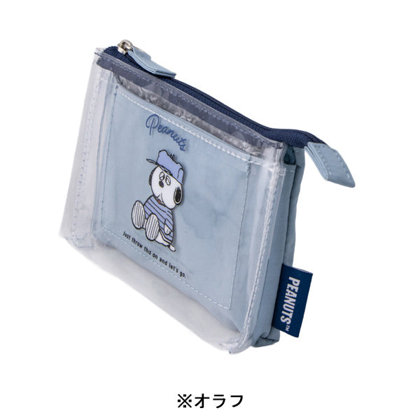 スヌーピー 3ポケットポーチ mini (Tシャツシリーズ)