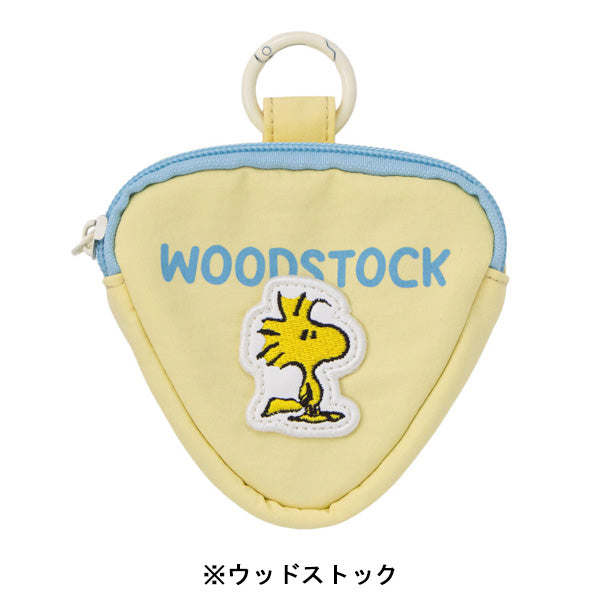 スヌーピー 三角ポーチ (フェイクレザーワッペンシリーズ)