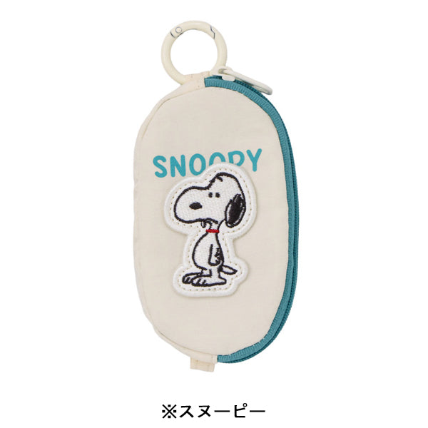 スヌーピー 連結ハンディポーチ (フェイクレザーワッペンシリーズ)