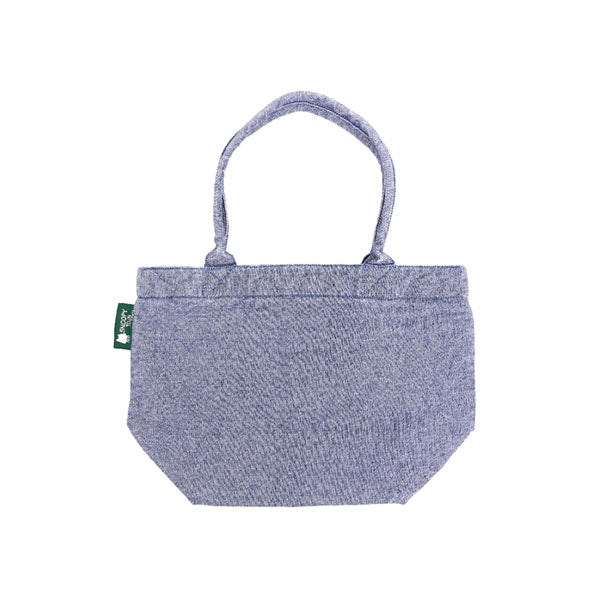 スヌーピー 刺繍デニムSNOOPYフェイス　ミニトートバッグ