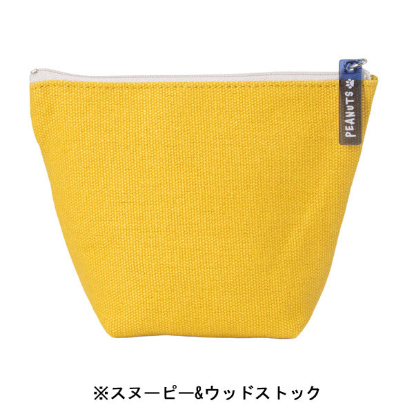 スヌーピー 舟形ポーチ (耳ぴょこ 立体刺繍シリーズ)