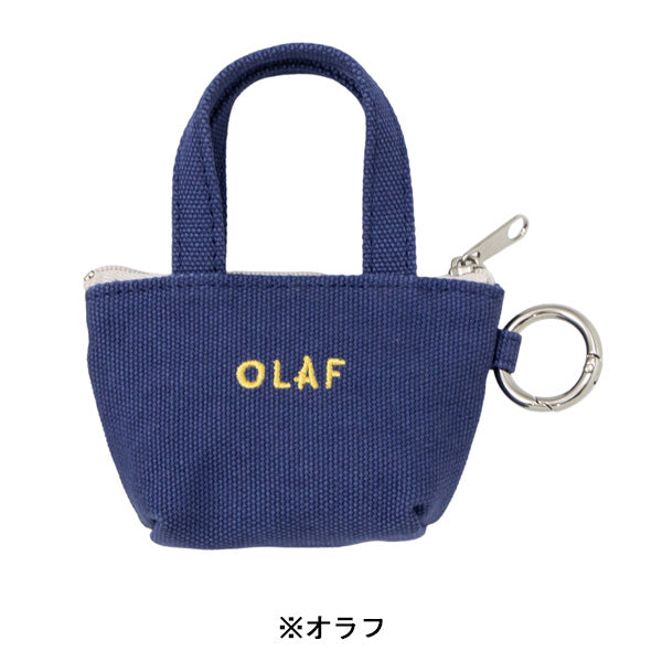 スヌーピー カラビナ付きバッグポーチ (耳ぴょこ 立体刺繍シリーズ)