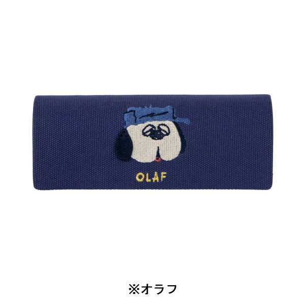スヌーピー メガネケース (耳ぴょこ 立体刺繍シリーズ)