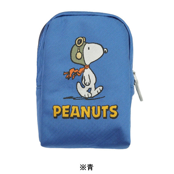 PEANUTS／コスメポーチ　(フライング・エース柄)