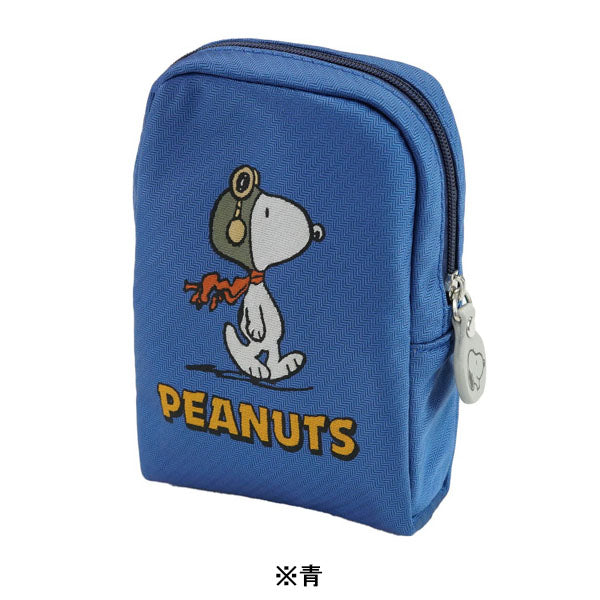 PEANUTS／コスメポーチ　(フライング・エース柄)