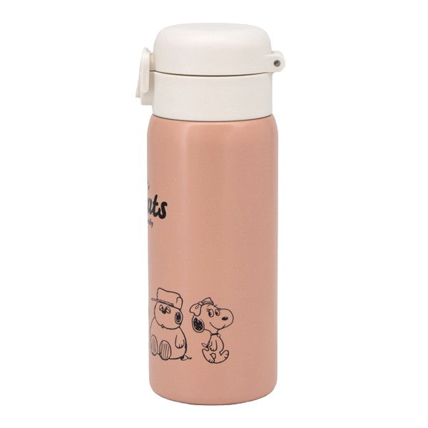 スヌーピー ワンプッシュステンレスボトル 350mL (cheerful mood)