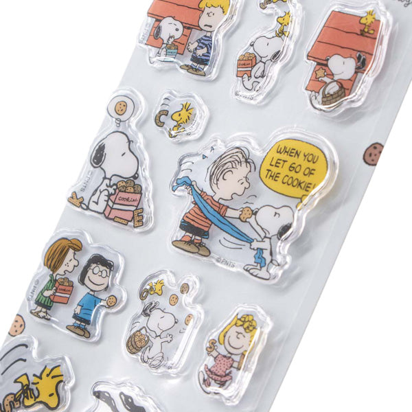 スヌーピーキャンディシール Yummy Cookie Days! (水色)